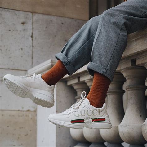 gucci rhyton sneakers outfit ideas